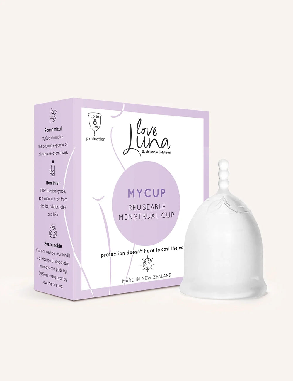 Reusable menstrual cup.