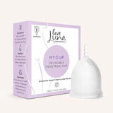 Reusable menstrual cup.