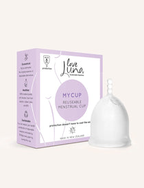 Reusable menstrual cup.