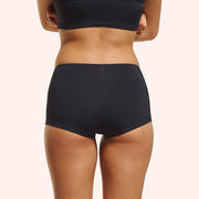 Teens First Period Swim Boyleg - Black