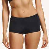 Teens Period Swim Boyleg - Black