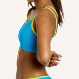 Teen First Swim Bikini Crop - Azure