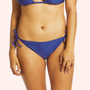 Swim Textured Period Hi Cut Brief - Electric Blue