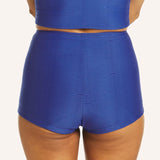 Swim Textured Period Shortie - Electric Blue