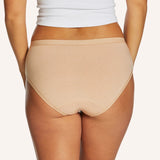 Cotton Period Midi Brief - Nude