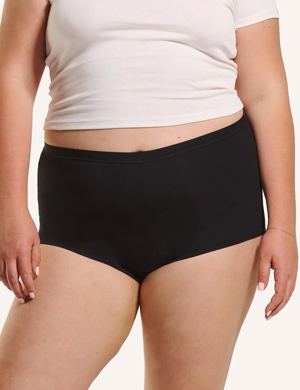 Cotton Period Shortie - Black