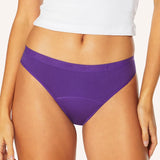 Teens Period Bikini Brief 2 Pack - Black & Sour Grape