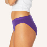 Teens Period Bikini Brief 2 Pack - Black & Sour Grape