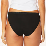 Teens Period Bikini Brief 2 Pack - Black & Sour Grape