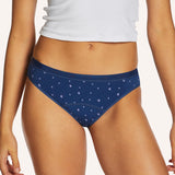 Teens Period Bikini Brief - Blue Blossom
