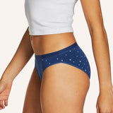 Teens Period Bikini Brief - Blue Blossom