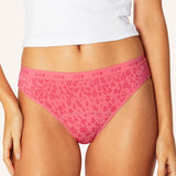 Teen Bikini Period Brief - Strawberry Leopard
