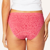 Teen Bikini Period Brief - Strawberry Leopard
