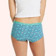 Teens First Boyleg Period Brief - Butterfly