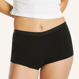 Teens First Shortie Period Brief - Black Hearts