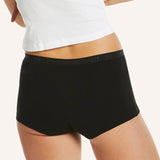 Teens First Shortie Period Brief - Black Hearts