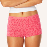 Teen Period Shortie - Strawberry Leopard