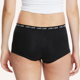 Teens First Period Shortie - Black