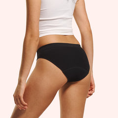 Teens First Seamfree Period Bikini Brief - Black