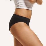 Teens First Seamfree Period Bikini Brief - Black