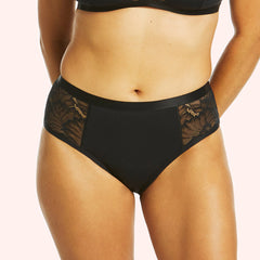 Period Luxe Midi Brief - Black