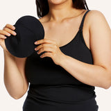 Maternity Reusable Nursing Pads - Black