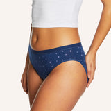 Cotton Period Bikini - Blue Blossom