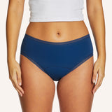 Period Bikini Brief - Bold Blue