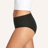 Period Bamboo Brief - Black