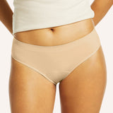 Side Seamfree Period Bikini Brief - Nude