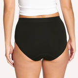 Side Seamfree Period Full Brief - Black