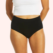 Side Seamfree Period Full Brief - Black