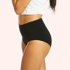 Side Seamfree Period Full Brief - Black