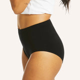 Side Seamfree Period Full Brief - Black