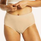 Side Seamfree Period Full Brief - Nude